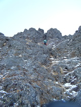 八ヶ岳 阿弥陀岳北陵 赤岳主稜 アルパインクライミング DSCF1916