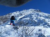 八ヶ岳 阿弥陀岳 中央稜 冬期登山 DSCF1477