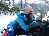 八ヶ岳 阿弥陀岳 中央稜 冬期登山 DSCF1448