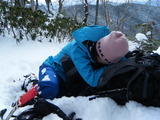 八ヶ岳 阿弥陀岳 中央稜 冬期登山 DSCF1447