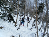 八ヶ岳 阿弥陀岳 中央稜 冬期登山 DSCF1445