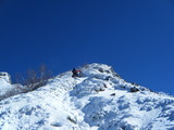 八ヶ岳 阿弥陀岳 中央稜 冬期登山 DSCF1486