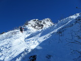 八ヶ岳 阿弥陀岳 中央稜 冬期登山 DSCF1481