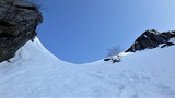 西穂高岳 西尾根 積雪期 冬季 バリエーションルート 登山 P3310545