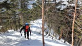 西穂高岳 西尾根 積雪期 冬季 バリエーションルート 登山 P3300518