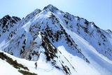 西穂高岳 西尾根 積雪期 冬季 バリエーションルート 登山 P3310585