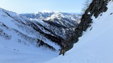 西穂高岳 西尾根 積雪期 冬季 バリエーションルート 登山 P3310549