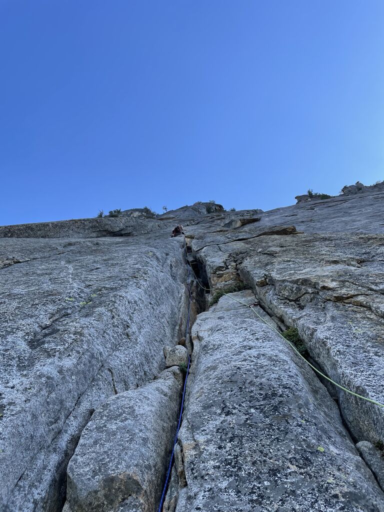 Yosemite Central Pillar of Frenzy 5.9 マルチピッチクライミング CCDBEC95-9037-4833-90C4-4B9D65612136
