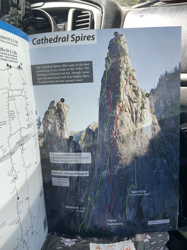 Yosemite Higher Cathedral Spire Regular Route 5.9 マルチピッチクライミング IMG_0876