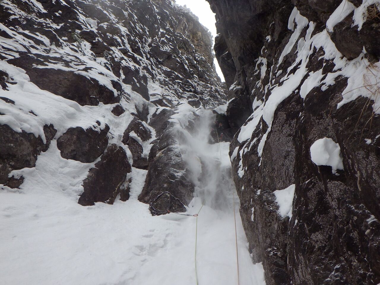 錫杖岳 3ルンゼ 厳冬期アルパインアイスクライミング ALBUM_230211_53