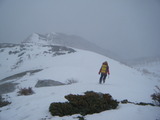 空木岳 残雪期登山 DSCF1097
