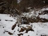 甲斐駒ヶ岳 尾白川下流域の氷瀑 岩間ルンゼ ガンガノ沢 アルパインアイスクライミング DSCN1163