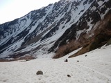 明神岳 東稜 残雪期アルパインクライミング DSCN1770