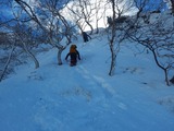 阿弥陀岳 南陵 厳冬期アルパインクライミング DSCN2887