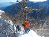 甲斐駒ケ岳 黒戸尾根 厳冬期登山 DSCN3862